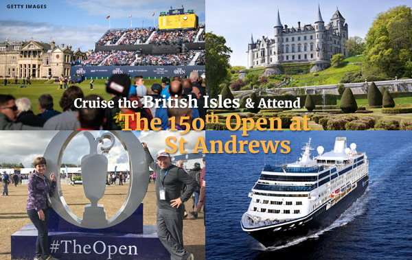The Open Championshop Cruise 2022 at St Andrews Golf vacations to the British Isles with PerryGolf